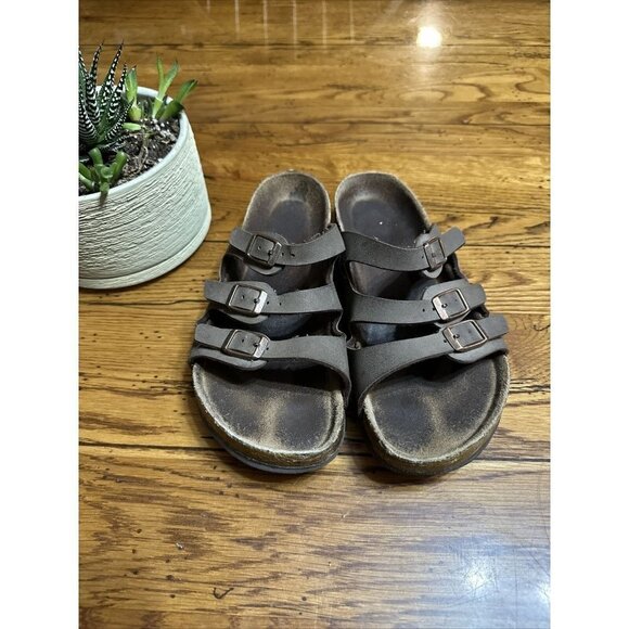 Birkenstock Arizona Mocha Birko-Flor Sz 5 - Picture 1 of 4